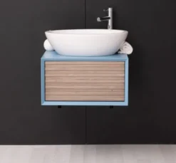 Casa Padrino Waschtisch im Landhausstil mit 1 Schublade, 60 x 50 x 33 cm