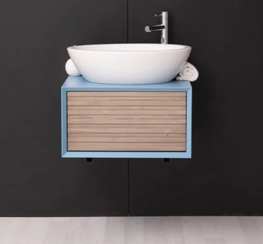 Casa Padrino Waschtisch im Landhausstil mit 1 Schublade, 60 x 50 x 33 cm
