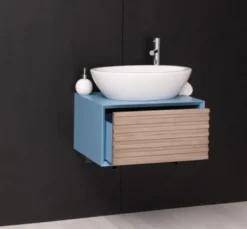 Casa Padrino Waschtisch im Landhausstil mit 1 Schublade, 60 x 50 x 33 cm