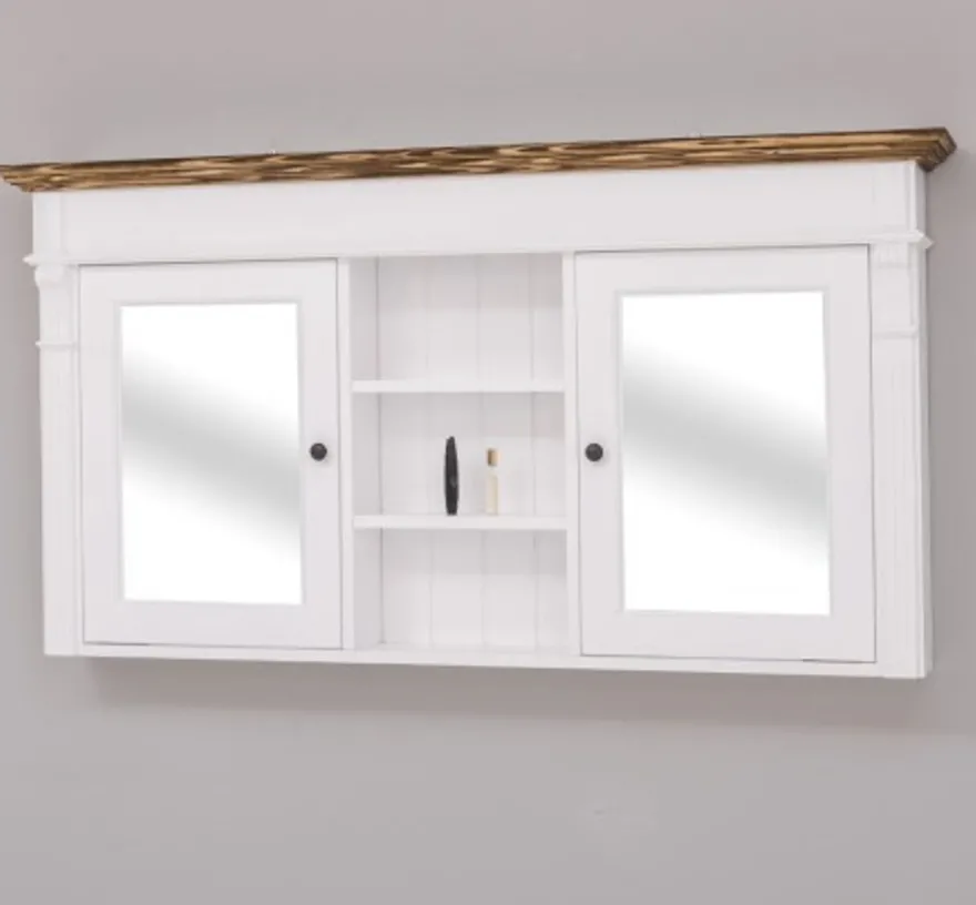 Casa Padrino Waschtisch im Landhausstil mit 2 Türen, 154 x 23 x 80 cm