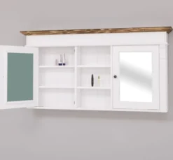 Casa Padrino Waschtisch im Landhausstil mit 2 Türen, 154 x 23 x 80 cm