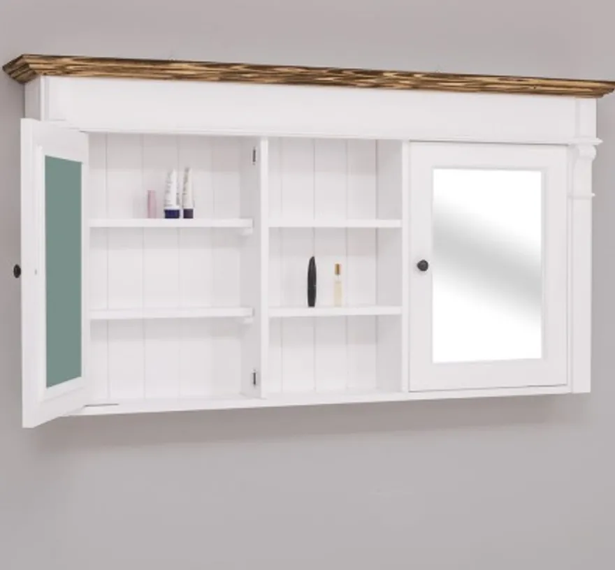 Casa Padrino Waschtisch im Landhausstil mit 2 Türen, 154 x 23 x 80 cm