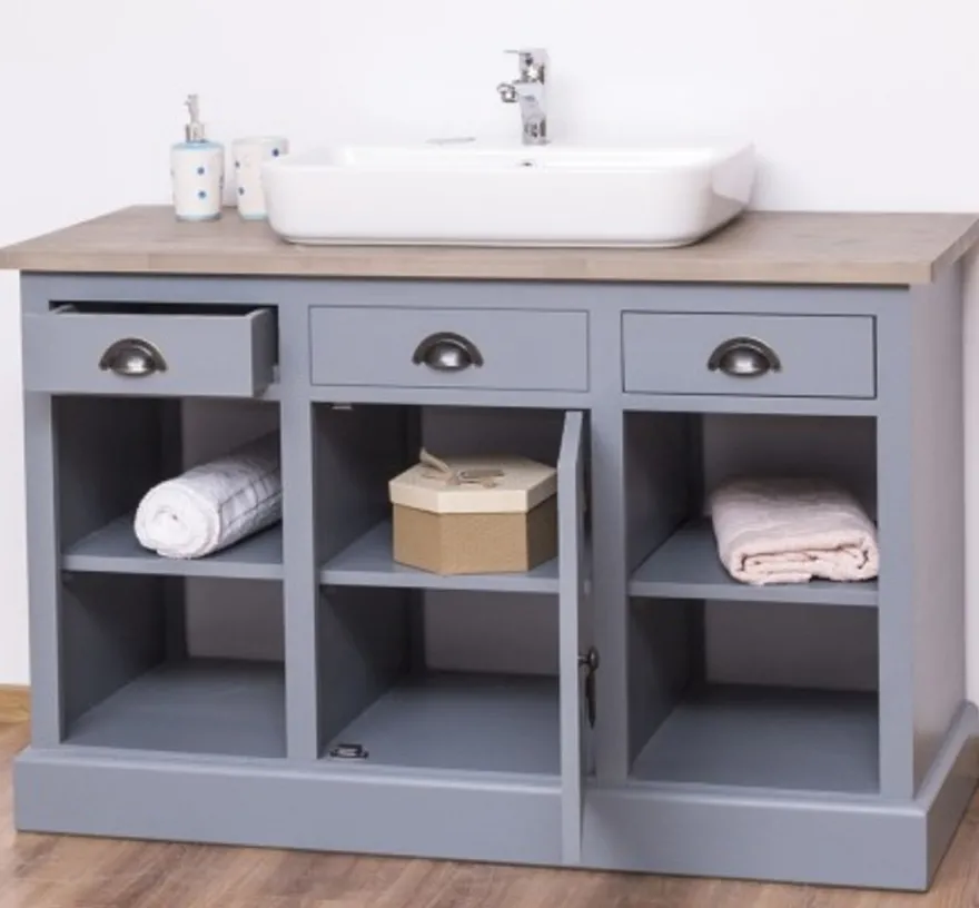 Casa Padrino Waschtisch im Landhausstil, 120 x 51 x 75 cm