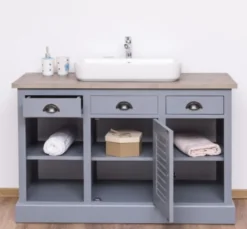 Casa Padrino Waschtisch im Landhausstil, 120 x 51 x 75 cm