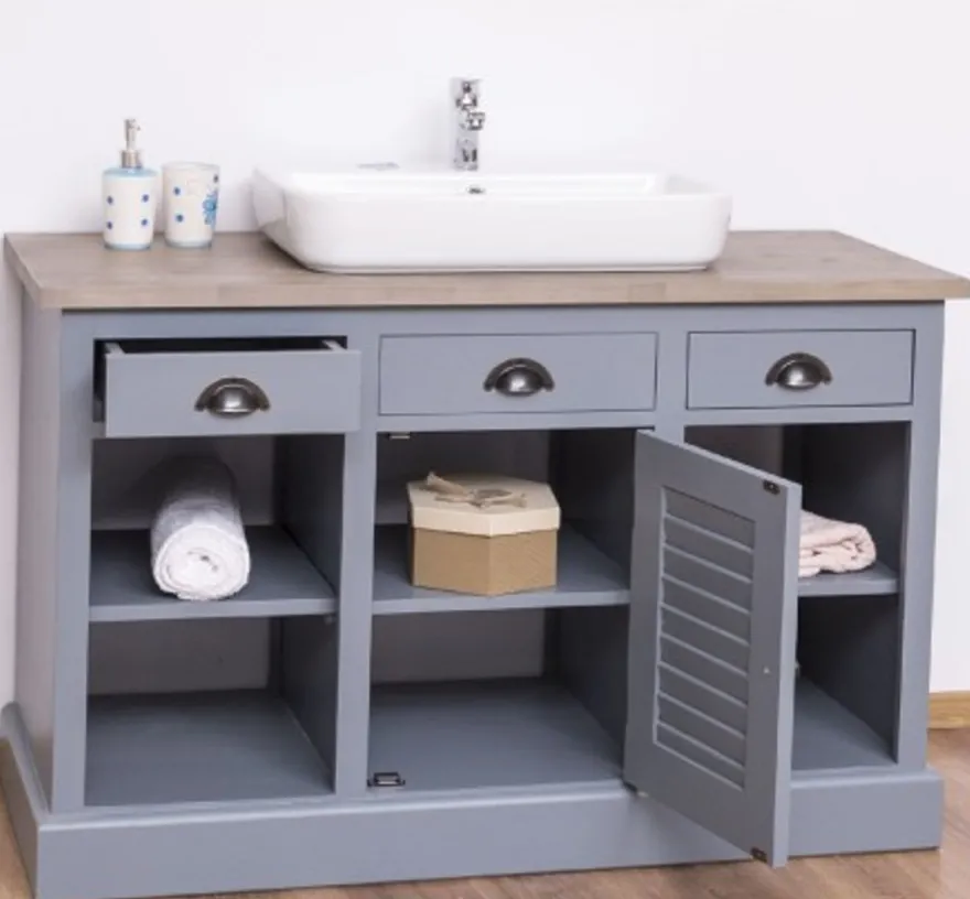 Casa Padrino Waschtisch im Landhausstil, 120 x 51 x 75 cm