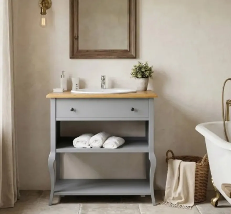 Casa Padrino Waschtisch im Landhausstil, 90 x 54 x 90 cm