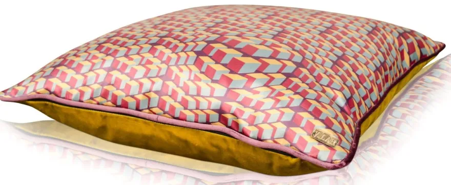 Casa Padrino Wohnzimmer Deko Kissen 2er Set Mehrfarbig 50 x 50 cm - Luxus Kollektion