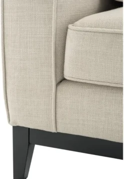 Casa Padrino Wohnzimmer Sofa Naturfarbig 248 x 127 x H. 94 cm - Luxus Wohnzimmermöbel