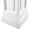 Casa Padrino Wohnzimmer Säule Weiß 33 x 33 x H. 120 cm - Luxus Kollektion