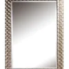 Casa Padrino Wohnzimmer Wandspiegel Silber 71 x H. 98 cm - Luxus Spiegel