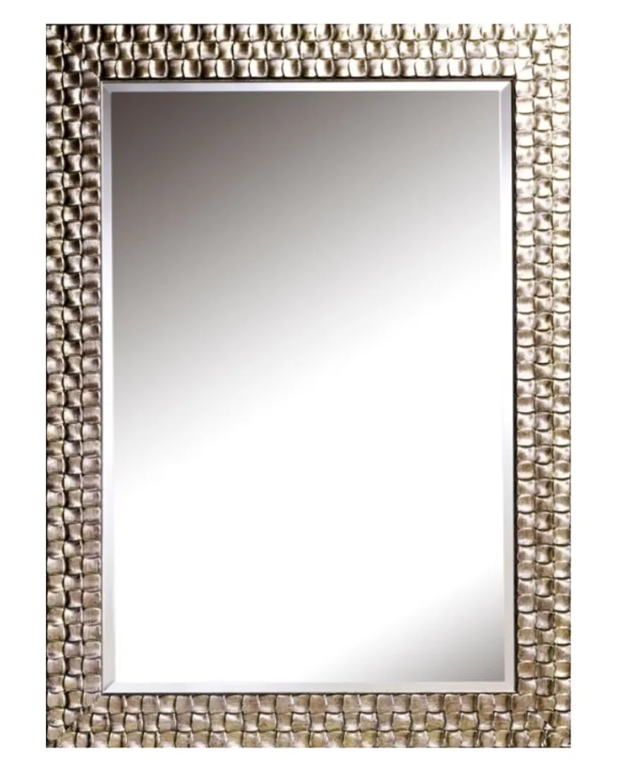 Casa Padrino Wohnzimmer Wandspiegel Silber 71 x H. 98 cm - Luxus Spiegel