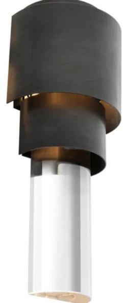 Casa Padrino Wohnzimmer Wandlampe Bronze 15 x 10 x H. 37 cm - Luxus Qualität