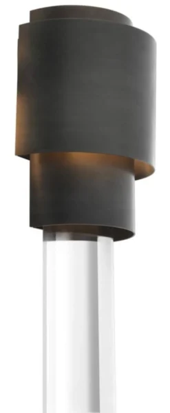 Casa Padrino Wohnzimmer Wandlampe Bronze 15 x 10 x H. 37 cm - Luxus Qualität