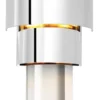 Casa Padrino Wohnzimmer Wandlampe Silber 15 x 10 x H. 37 cm - Luxus Qualität