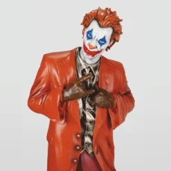 Casa Padrino XXL Deko Skulptur Bunt / Schwarz H. 215 cm - Lebensgroße Deko Figur