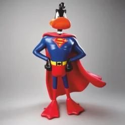 Casa Padrino XXL Deko Skulptur Ente Bunt H. 160 cm - Große Deko Figur