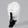 Casa Padrino XXL Deko Skulptur Weiß / Schwarz H. 140 cm