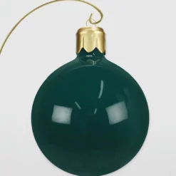 Casa Padrino XXL Deko Weihnachtsbaumkugel Grün / Gold H. 90 cm - Weihnachts Deko