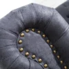 Chesterfield 2er Sofa Antikgrau aus dem Hause Casa Padrino - Wohnzimmer Möbel - Couch