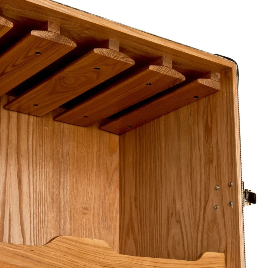 Eichholtz Bar Cabinet Martini Bianco 59 x 59 x H. 122,5 cm - Barschrank im Koffer Design auf Rollen