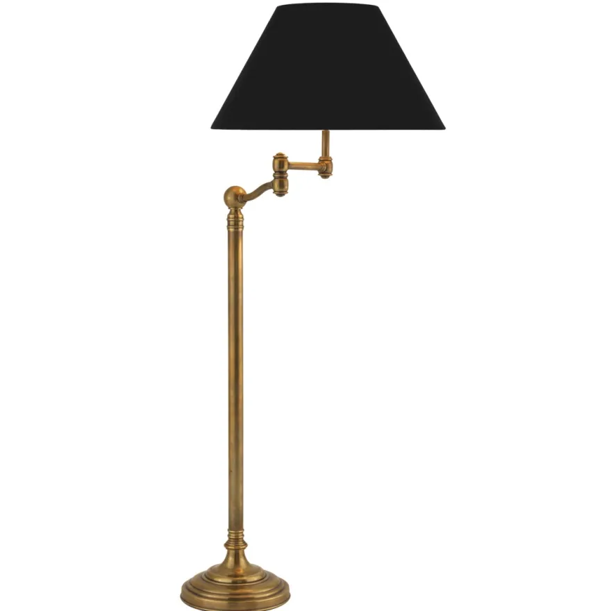 Eichholtz Floor Lamp Regis Vintage Messing - Stehleuchte mit Schwenkarm ohne Schirm