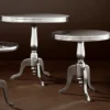 Eichholtz Side Table Nantucket Ø 55 cm - Runder Beistelltisch aus poliertem Aluminium