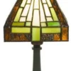 Handgefertigte Tiffany Tischleuchte Höhe 32 cm, Länge 15 cm - Leuchte Lampe
