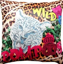Harald Glööckler Designer Deko Kissen Pompöös by Casa Padrino Leopard - Art Collection -