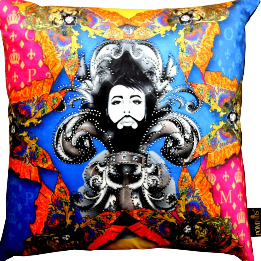Harald Glööckler Designer Deko Kissen Pompöös by Casa Padrino - Art Collection - Dekokissen