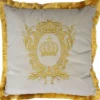 Harald Glööckler Luxus Deko Kissen Pompöös by Casa Padrino Creme / Gold - Glööckler Kissen