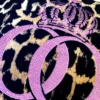 Harald Glööckler Luxus Deko Kissen Pompöös by Casa Padrino Leopard / Pink mit Strass Steinen Leo - Feinster Samtstoff - Glööckler Kissen