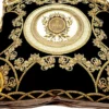 Harald Glööckler Luxus Deko Kissen Pompöös by Casa Padrino Schwarz / Creme / Braun / Gold - Glööckler Kissen - Designer Zierkissen - Harald Glööckler Designer Deko Accessoires - Luxus Qualität