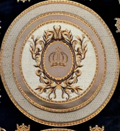 Harald Glööckler Luxus Deko Kissen Pompöös by Casa Padrino Schwarz / Creme / Braun / Gold - Glööckler Kissen - Designer Zierkissen - Harald Glööckler Designer Deko Accessoires - Luxus Qualität