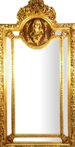 Herrschaftlicher Casa Padrino Barock Spiegel Gold Maria Motiv - Barock Möbel Antik Stil
