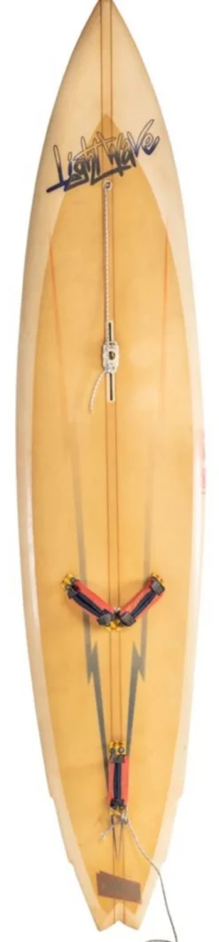 Luxus Deko 80er Jahre Vintage Surfboard 298 x 61 x H. 14 cm - Gebrauchtes Retro Surfboard - Sammlerstück