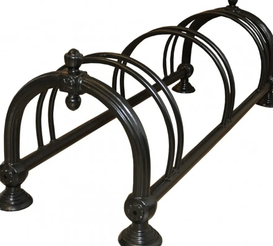 Nostalgie Fahrradständer aus Gusseisen - Jugendstil Fahrrad Ständer