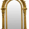 Pompöös by Casa Padrino Barock Standspiegel Gold 134 x H. 257 cm - Handgeschnitzt - Harald Glööckler Spiegel