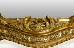 Pompöös by Casa Padrino Barock Standspiegel Gold 134 x H. 257 cm - Handgeschnitzt - Harald Glööckler Spiegel