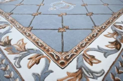 Pompöös by Casa Padrino Luxus Barock Teppich Krone von Harald Glööckler Blau - Verschiedene Größen