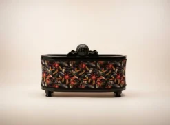 Pompöös by Casa Padrino Luxus Barock Hunde & Katzenbett Bunt / Schwarz