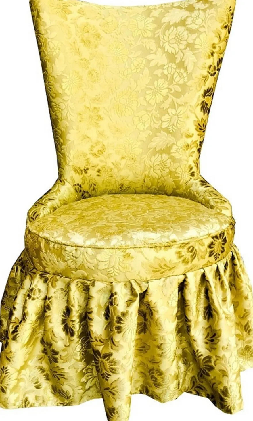 Pompöös by Casa Padrino Luxus Barock Schloss Esszimmerstühle Gold Bouquet Muster / Gold - Pompööse Barock Stühle designed by Harald Glööckler - 4 Esszimmerstühle - Barock Möbel
