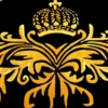 Pompöös by Casa Padrino Luxus Teppich von Harald Glööckler - ALLE GRÖßEN - Krone Schwarz / Gold - Barock Design Teppich - Handgewebt aus Wolle