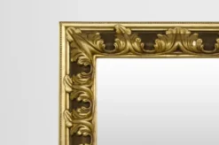 Pompöser Barock Spiegel Rechteckig Gold 157 x 124 cm