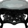 Prachtvoller handgeschnitzer Luxus Barock Couchtisch Schwarz mit eingesetzter Glasplatte 76 x 76 x H 52.5 cm von Casa Padrino