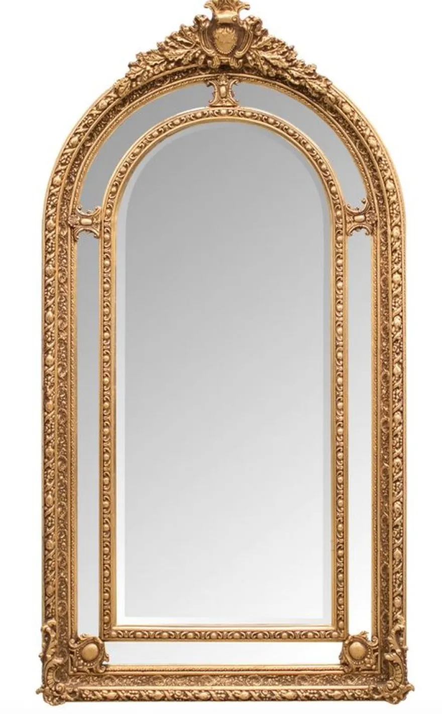 Prunkvoller Casa Padrino Barock Wandspiegel 110 x H. 215 cm - Barock Spiegel