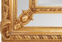 Prunkvoller Casa Padrino Barock Spiegel Gold 125 x 190 cm - Antik Stil - Schwere Ausführung
