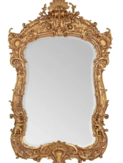 Prunkvoller Casa Padrino Barock Spiegel Gold 188 x 120 cm mit Engelsmotiven - Antik Stil - Schwere Ausführung