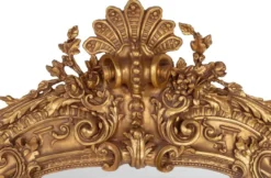 Prunkvoller Casa Padrino Barock Spiegel Gold 188 x 120 cm mit Engelsmotiven - Antik Stil - Schwere Ausführung