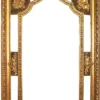 Riesiger Casa Padrino Barock Wandspiegel Gold Antik Stil 115 x H. 215 cm - Prunkvoller Barock Spiegel mit wunderschönen Verzierungen